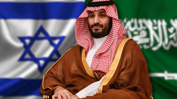 Imagem ilustrativa do príncipe herdeiro saudita Mohammed bin Salman
(crédito da foto: Canva, GoodFon, REUTERS / Nathan Howard / Pool)