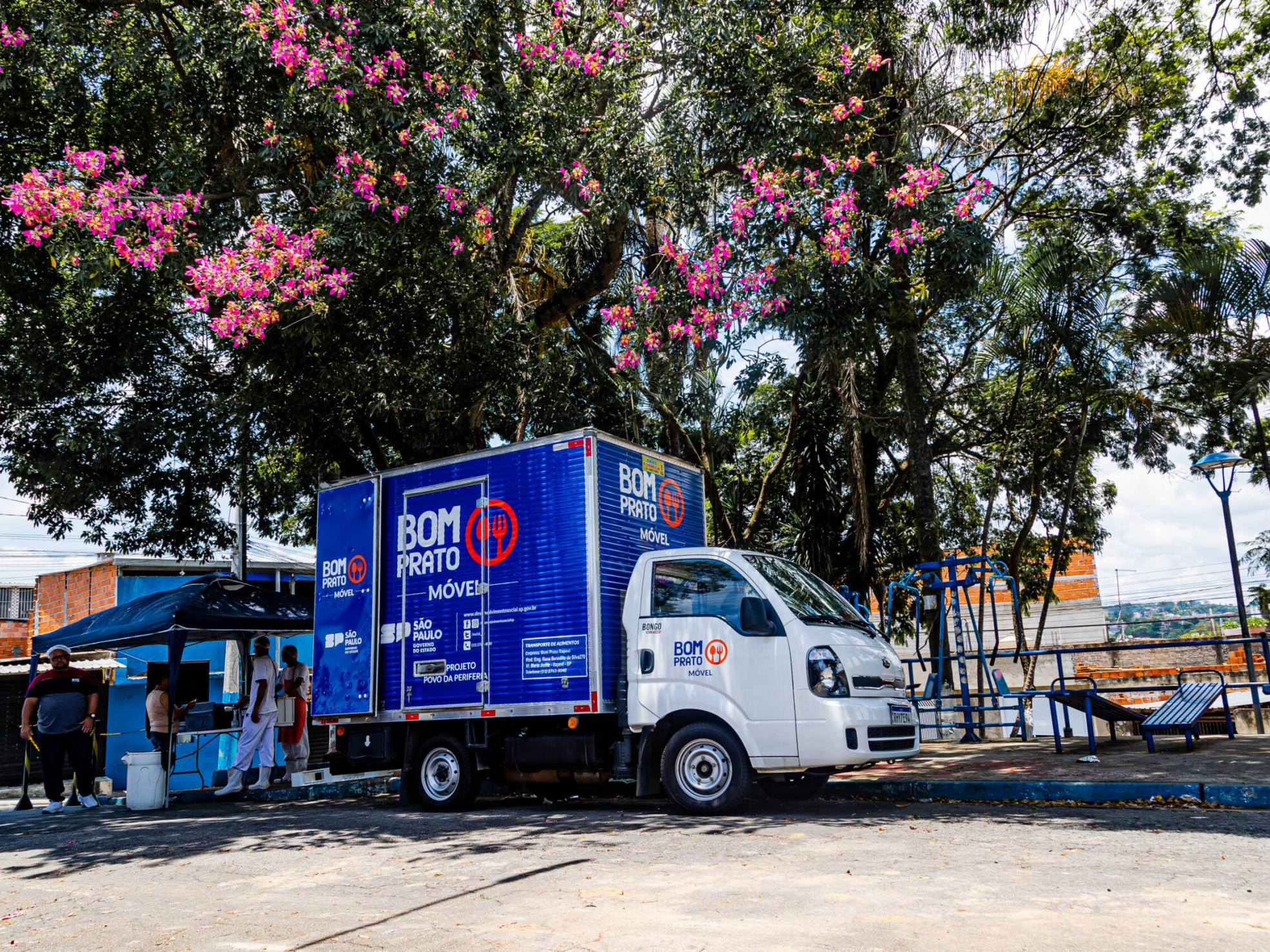 Serviço itinerante oferece refeições a preços acessíveis em diversas regiões de Itapevi. Foto: Divulgação PMI