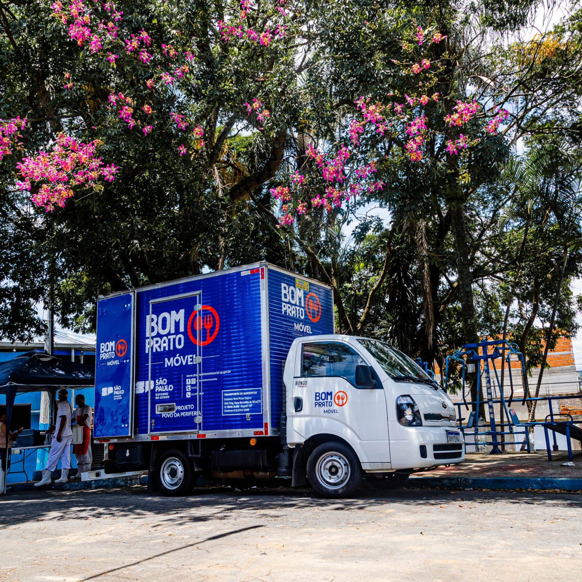 Serviço itinerante oferece refeições a preços acessíveis em diversas regiões de Itapevi. Foto: Divulgação PMI