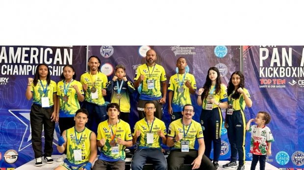 Atletas de Osasco Conquistam 14 Medalhas no Campeonato Pan-Americano e Sul-Americano de Kickboxing. Foto: Divulgação