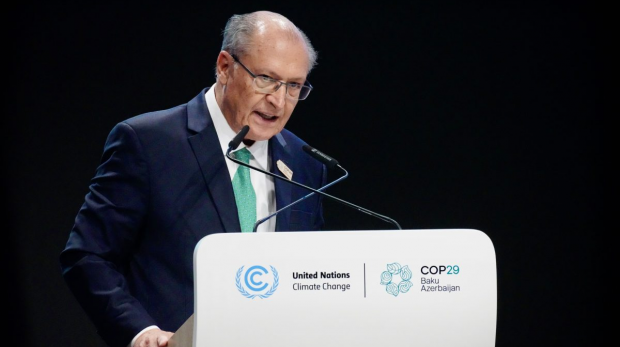 Geraldo Alckmin representa o presidente Lula na COP29 no Azerbaijão. Cadu Gomes/VPR