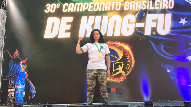 Atleta Bárbara de Souza Segatti Tafuri é destaque no Campeonato Brasileiro de Kung Fu - Fotos: Divulgação