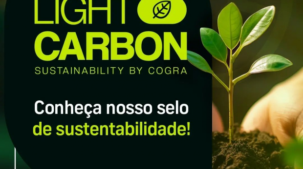 A Cogra, distribuidora líder no mercado de outsourcing de impressão, anunciou a criação do selo Light Carbon, uma iniciativa inovadora que visa neutralizar 100% das emissões de carbono geradas pelos dispositivos de impressão comercializados pela empresa.  Arte: Divulgação