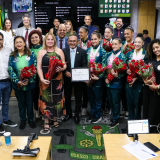 Equipe de Ginástica Rítmica de Osasco é homenageada pela Câmara Municipal com Moção de Parabéns. Fotos: Câmara Municipal de Osasco