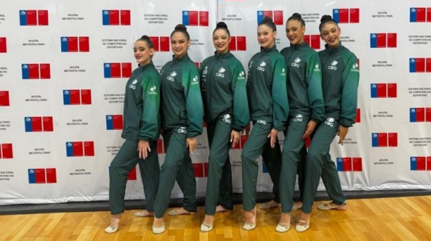 Ginástica Rítmica de Osasco Conquista Título na Copa Sul-Americana no Chile. Imagens: Divulgação