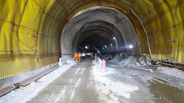 Obras da Linha 6-Laranja na região central de SP. Foto: Governo de SP