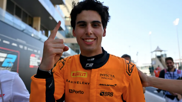 Piloto paulista Gabriel Bortoleto é campeão da Fórmula 2. Foto: Divulgação/ @Formula2