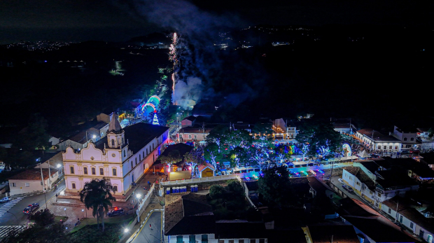 Inauguração do Natal de Luz de Santana de Parnaíba 2024. Foto: Santana de Parnaíba