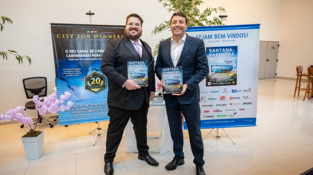 Lançamento da 4ª edição da revista City for Winners destaca as grandes conquistas de Santana de Parnaíba nos últimos 11 anos. Foto: Prefeitura de Santana de Parnaíba