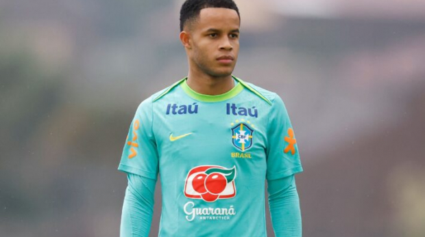 Pedrinho durante treino da Seleção Sub-20 na Granja Comary. (Foto: Rafael Ribeiro/CBF)