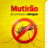 Previna-se: Mutirão de combate a dengue no Parque Imperial. Arte: Prefeitura de Barueri