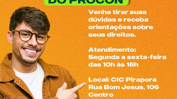 Pirapora do Bom Jesus ganha posto de atendimento do PROCON para proteger os direitos dos consumidores. Arte: Prefeitura de Pirapora (Redes Sociais/Reprodução)