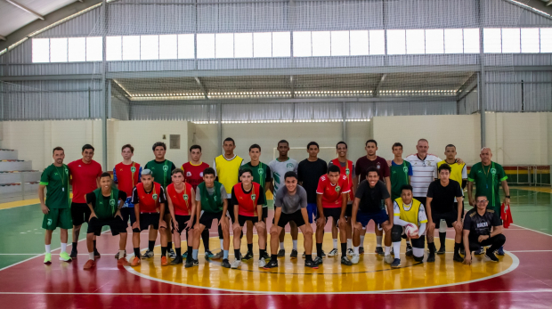 Seletiva de Futsal Sub-20 na na Arena Payol (Zé da Néa). Foto: Prefeitura de Pirapora do Bom Jesus (Redes Sociais/Reprodução)