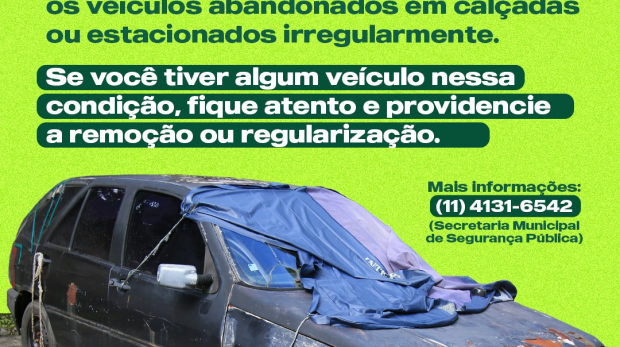 Regularização de veículos é essencial para evitar transtornos. Arte: Prefeitura de Pirapora do Bom Jesus (Redes Sociais/Reprodução)