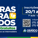 Prefeitura de Osasco Oferece Curso Gratuito de LIBRAS. Arte: Prefeitura de Osasco