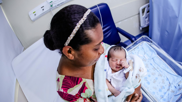 Ryan Henrique Rocha nasceu em 1º de janeiro de 2025, às 00h10, na Maternidade Municipal Santa Ana. Foto: Prefeitura de Santana de Parnaíba