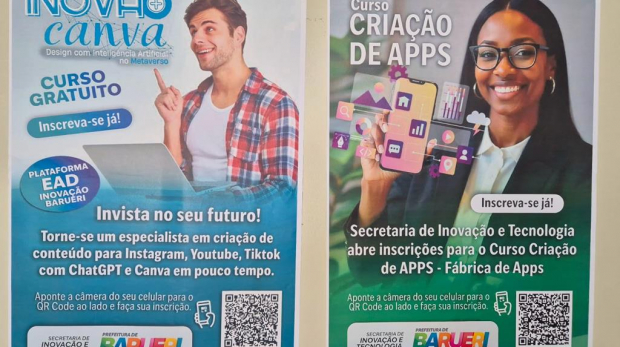 Os cursos do programa Inovação Barueri, agora disponíveis para o público externo, incluem temas inovadores como Metaverso, Robótica e Eletrônica, atendendo uma demanda crescente de aprendizado em tecnologia. Foto: Prefeitura de Barueri