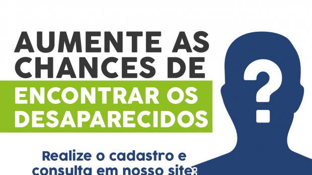 Cadastro de Pessoas Desaparecidas. Arte: Prefeitura de Carapicuíba