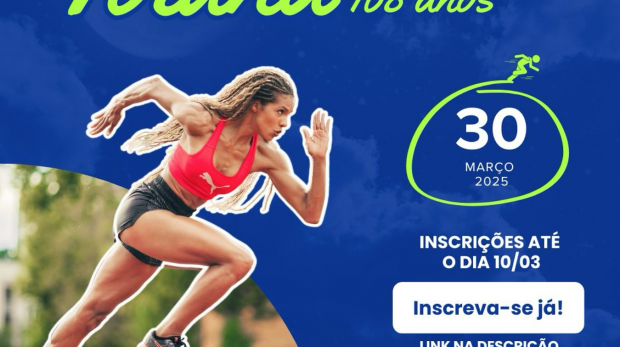 Participe da 23ª Corrida de Rua de Ibiúna e comemore com a gente os 168 anos de história da cidade! Inscrições abertas até 10 de março! Arte: Prefeitura de Ibiúna