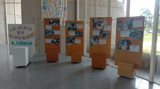 A Prefeitura de Sorocaba, por meio da Secretaria de Cultura (Secult), promove a exposição "Mulheres que transformaram a ciência" na Biblioteca Municipal "Jorge Guilherme Senger". Fotos: Secult