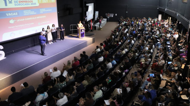 A Prefeitura de Sorocaba, em parceria com diversas secretarias, realiza a 35ª edição do Mutirão de Empregos, oferecendo diversas vagas de trabalho e oportunidades de capacitação. Foto: Prefeitura de Sorocaba