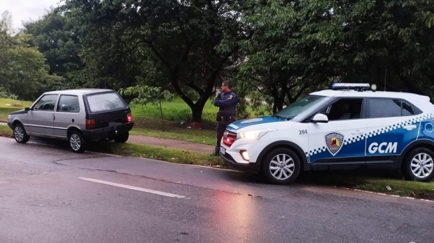 Constatação da Adulteração da Placa. Foto: Prefeitura de Sorocaba