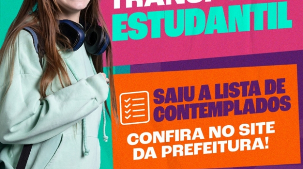 Confira a lista de aprovados e indeferidos para o Auxílio Transporte Estudantil de São Roque! Para recursos, acesse o protocolo online entre 11 e 13 de fevereiro. Arte: Prefeitura de São Roque