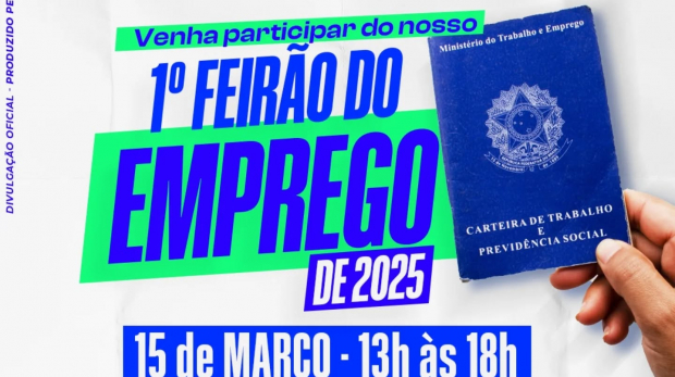 Aproveite o Mega Feirão do Emprego e encontre novas oportunidades para sua carreira! Arte: Prefeitura de Vargem Grande Paulista - VGP (Redes Sociais/Reprodução)