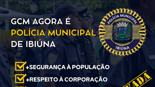 Agora é oficial: Ibiúna tem sua própria Polícia Municipal, reforçando a proteção e o bem-estar da população. Arte: Prefeitura de Ibiúna (Redes Sociais/Reprodução)