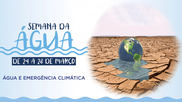 Participe da Semana da Água 2025 em Osasco! De 24 a 28 de março, diversas atividades gratuitas sobre conscientização e emergência climática, com exposições, palestras e muito mais! Arte: Divulgação