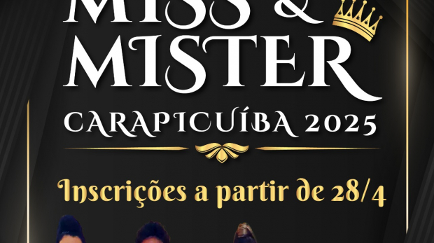 Melhor Idade Carapicuíba,
Miss E Mister 2025,
Orgulho De Ser Idoso,
Inclusão Social,
Carapicuíba, Arte: Prefeitura de Carapicuíba
