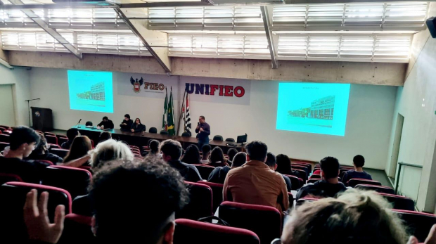 Inspiração, aprendizado e conexão! A Semana da Comunicação UNIFIEO 2025 está reunindo grandes nomes do mercado para compartilhar ideias, técnicas e histórias que inspiram. Um evento feito para quem vive e ama comunicação! Foto: Divulgação