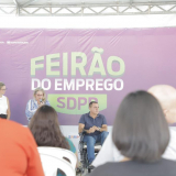 Inclusão em ação! A SDPD recebeu centenas de candidatos no Feirão de Emprego 2025, promovendo oportunidades reais para pessoas com deficiência no mercado de trabalho. Foto: Prefeitura de Barueri