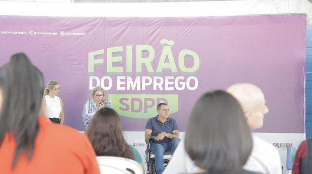Inclusão em ação! A SDPD recebeu centenas de candidatos no Feirão de Emprego 2025, promovendo oportunidades reais para pessoas com deficiência no mercado de trabalho. Foto: Prefeitura de Barueri