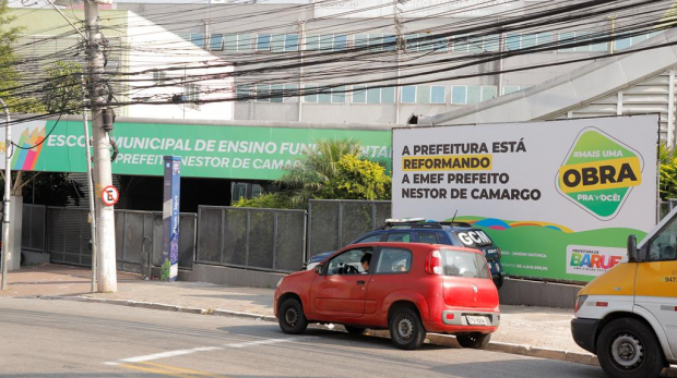 Educação em foco: Prefeitura de Barueri inicia melhorias estruturais na EMEF Prefeito Nestor de Camargo, reafirmando o compromisso com um ambiente escolar mais moderno e acolhedor. Foto: Prefeitura de Barueri