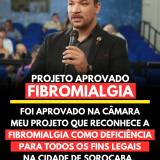 Vereador Dylan Dantas celebra a aprovação do projeto que reconhece a fibromialgia como deficiência, garantindo mais dignidade e direitos aos portadores da síndrome. Foto: Redes Sociais/Reprodução