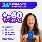 Candidatos devem levar documento com foto e currículos impressos para participar do evento. Arte: Prefeitura de São Roque