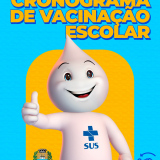 Vacinação sendo aplicada em ambiente escolar: medida visa proteger os estudantes e ampliar a cobertura vacinal infantil. Arte: Prefeitura de Mairinque