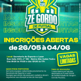 Tradição e espírito esportivo marcam o retorno da competição mais aguardada do futsal local. Arte: Prefeitura de Vargem Grande Paulista - VGP (Redes Sociais/Reprodução)