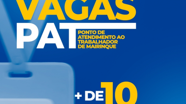 Atendimento no PAT de Mairinque: equipe auxilia candidatos na busca por oportunidades e orientação profissional. Arte: Prefeitura de Mairinque