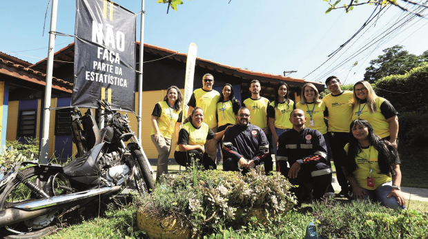 O Maio Amarelo é um movimento de conscientização que tem objetivo de reduzir o número de acidentes - Foto: Prefeitura de Santana de Parnaíba