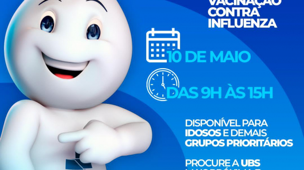 Vacinação no "Dia D": Cidadãos de Mairinque comparecem aos postos de saúde para garantir sua proteção contra a Influenza, com acompanhamento das equipes de saúde e vacinação para diversos grupos prioritários. Arte: Prefeitura de Mairinque