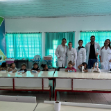 Sorrisos que transformam! Alunos de Maylasky recebem orientação, avaliação e kits de higiene bucal através do programa 'Sorriso para Todos'. Foto: Prefeitura de São Roque