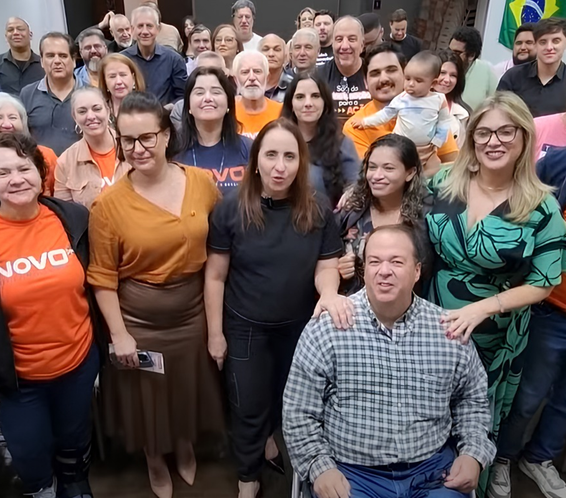 Lideranças da Região Oeste reunidas com a deputada Adriana Ventura para fortalecer o Partido Novo e preparar novas lideranças.  Foto: Divulgação