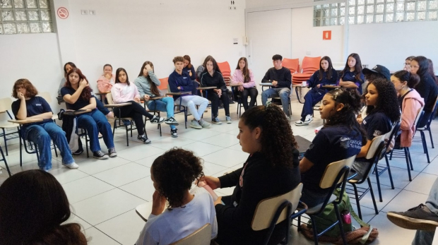 Estudantes de São Roque participam do 1º Encontro de Grêmios Estudantis, promovendo o protagonismo juvenil na rede municipal de ensino. Foto: Prefeitura de São Roque