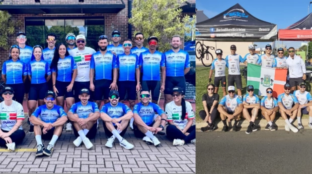 Equipe de ciclismo de Osasco brilha nas competições de Indaiatuba, com destaque para Maria Júlia, campeã sub-23 e vice-campeã na prova de estrada.