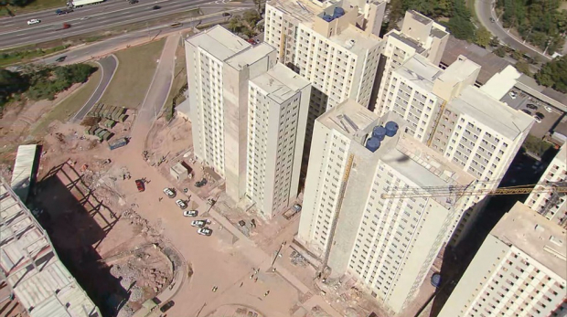 Local do acidente que deixou mortos na Zona Oeste de SP — Foto: Reprodução/TV Globo