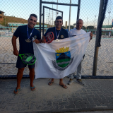 Com garra e espírito esportivo, os GCMs Fábio Bruno e Manoel Max brilham na competição estadual e reforçam o orgulho de Cotia. Foto: Prefeitura de Cotia