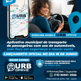 Prefeitura de Sorocaba lança o URB Drive: aplicativo municipal de transporte com foco em segurança, menor custo ao usuário e comissão justa aos motoristas.

URB Drive já está disponível nas lojas de aplicativo e oferece atendimento físico e suporte direto da GCM para garantir a tranquilidade de passageiros e motoristas.