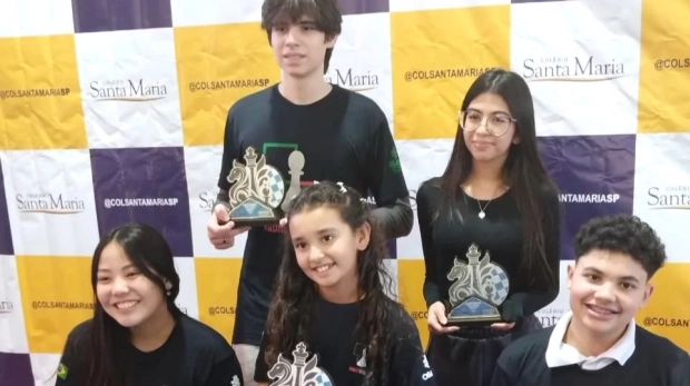 Atletas da Escola de Xadrez França Garcia brilham no Campeonato Paulista de Categorias com títulos e pódios em várias categorias! Orgulho e talento em destaque. Foto: Divulgação